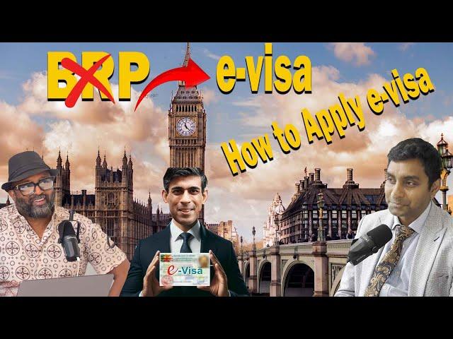 BRP Visa to  e-VIsa | How to apply e visa | How to convert brp to e visa | London Tamilan