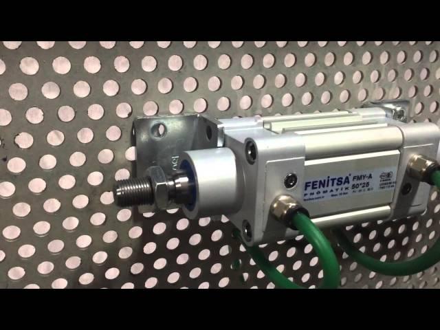 Strok Ayarlı Pnömatik Silindir - Adjustable Stroke Pneumatic Cylinder