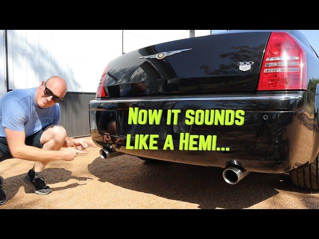 How To Install Performance Exhaust on Chrysler Hemi 5.7 // 300c Episode 6