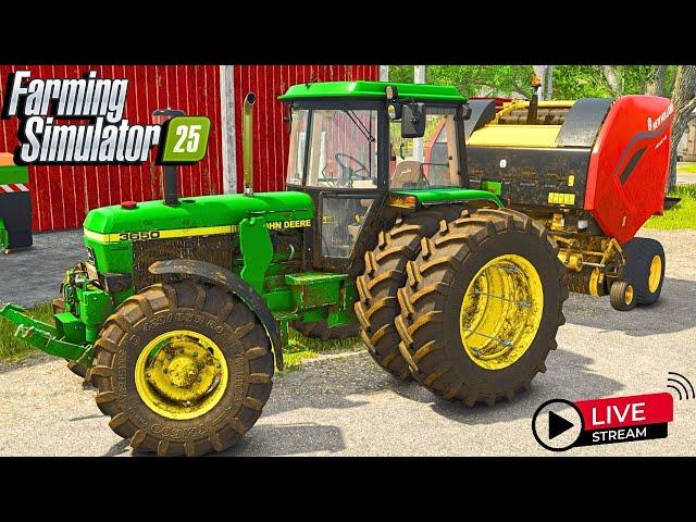 LIVE I Play Farming Simulator 25 Lets Start It Off Right? (RELEASE DAY!!)