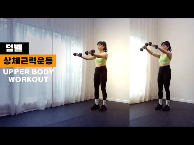 덤벨 상체운동 54 팔라인 운동 UPPERBODY WORKOUT 54 with DUMBBELL