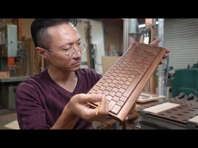 The Process of Making a Wooden Keyboard: A Japanese Craftsman Creates a Luxury Keyboard Worth $1,000