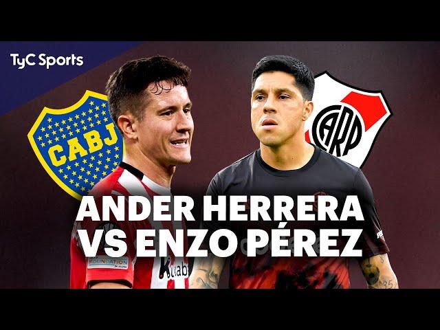 ¿QUIÉN tiene MEJORES NÚMEROS: ANDER HERRERA o ENZO PÉREZ?  Edades, títulos, goles, clubes y más