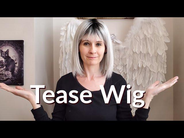 Tease Wig by Natural Image Wigs In Burnished Snow Rooted - Review And My Experience ‍️