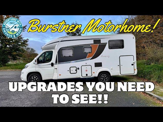 Motorhome Makeover: Upgrading our Burstner for the Perfect Trip!