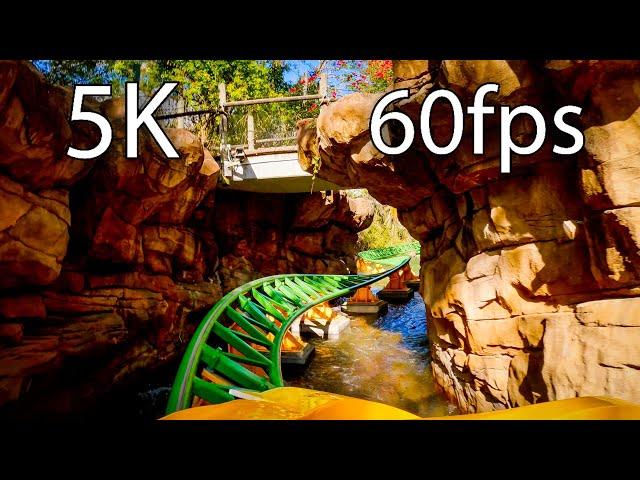 Cheetah Hunt front seat on-ride 5K POV @60fps Water On Busch Gardens Tampa