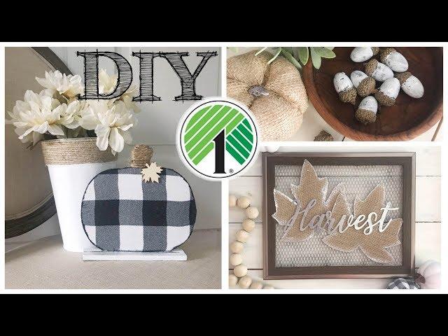 DIY Dollar Tree Fall Decor | 3 PROJECTS!