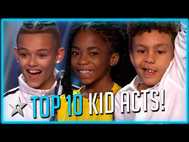 TOP 10 BEST Kid Auditions from Britain's Got Talent 2024!