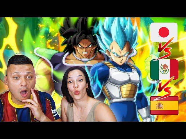 Reaccionando CON MI AMIGA a DRAGON BALL super JAPONES vs LATINO vs ESPAÑOL ¿Qué doblaje es mejor?