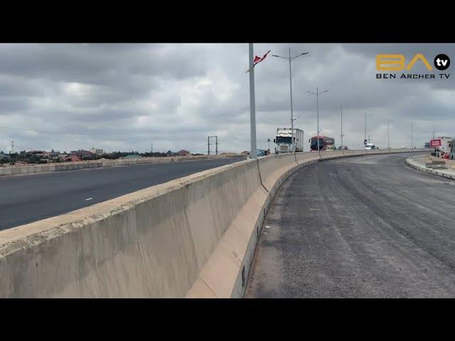 Stunning! Asphalted Agya Herbal,John Teye- Ofankor Barrier Stretch Opened To Traffic. OFANKOR NSAWAM