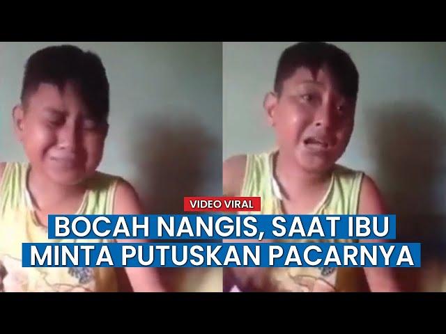 Baru Kenal 2 Minggu, Anak Kecil Ini Menangis Saat Ibunya Menyuruh Putus