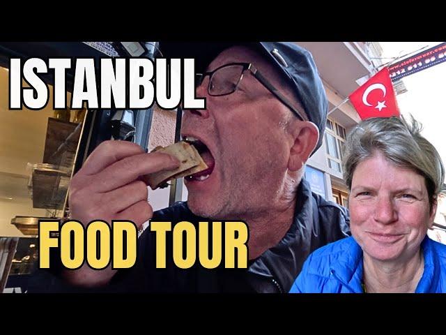 Istanbul FOOD TOUR. Foreigners Impression of Turkish Food (Travel Vlog TURKIYE - TURKEY)