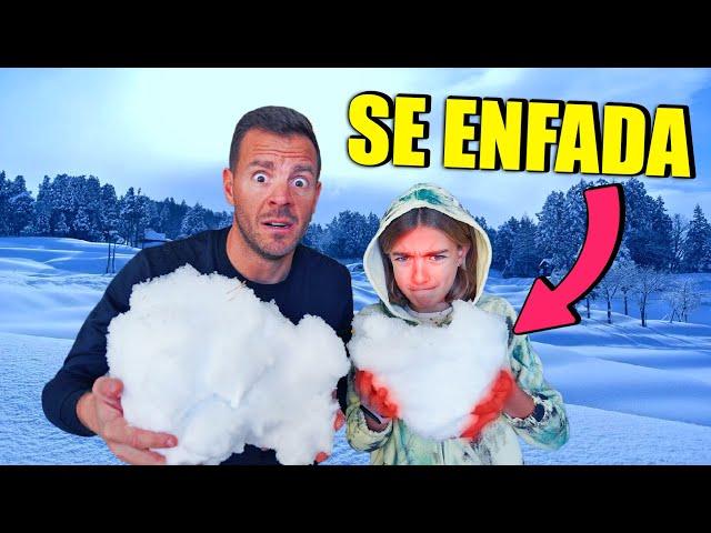 VIOLETA TOCA LA NIEVE POR PRIMERA VEZ Itarte Vlogs