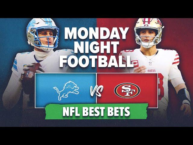 Monday Night Football Touchdown Picks! Detroit Lions vs San Francisco 49ers Best Bets!