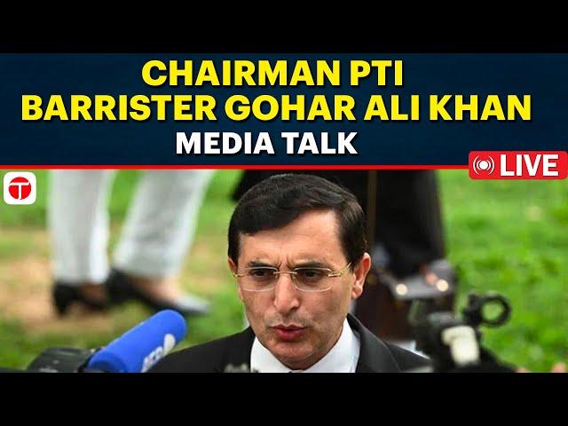 LIVE: Chairman PTI Barrister Gohar Media Talk | The Express Tribune