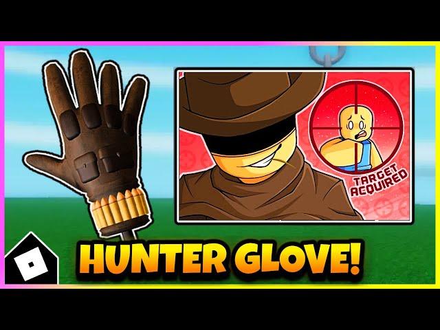 How to get HUNTER GLOVE + SHOWCASE in SLAP BATTLES! (Bounty Claimed Badge) [ROBLOX]