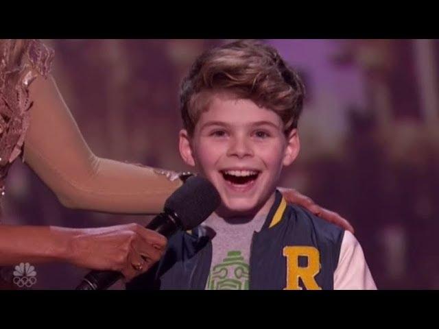 Merrick Hanna 12-Year-Old Boy Dancer Turns Into a ROBOT On LIVE AGT Stage!