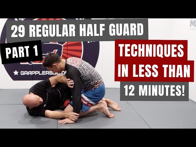 29 Regular Half Guard Techniques In Less Than 12 Minutes (Part 1) by Jason Scully