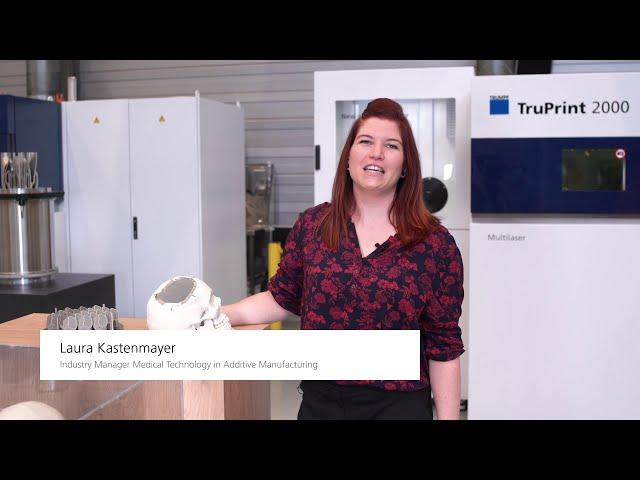 TRUMPF: Ask the Expert – Metal 3D printing in medical technology