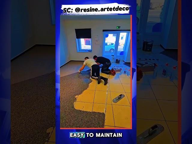 resin stone your floor solution becomes beautiful #handyman #construction#works #constructionchanne