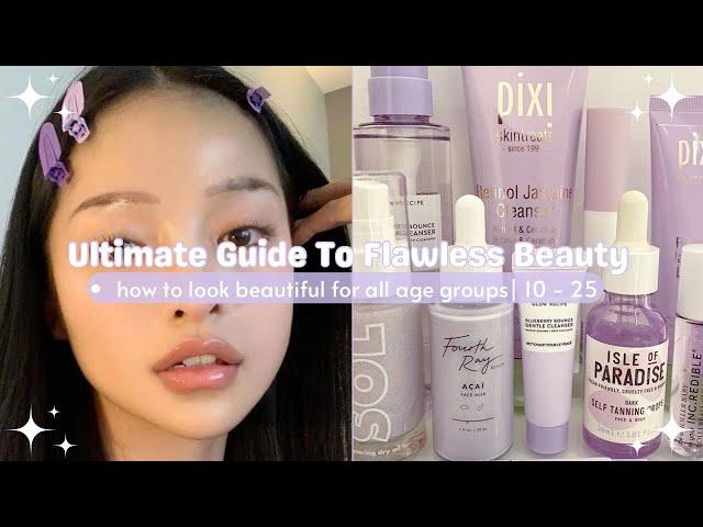 Ultimate Glow Up Guide To Flawless Beauty| how to look beautiful for girls 10-25