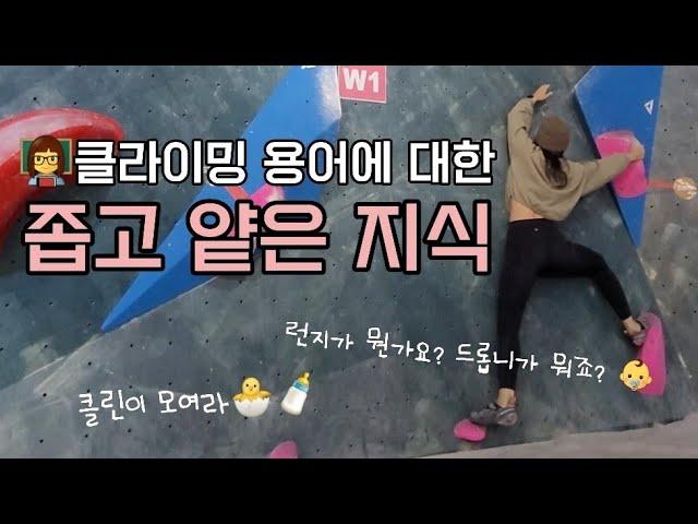 클라이밍 할 때 많이 쓰는 기술 용어 모음‍ / 이것만 잘하면 볼더링 레벨up #클라이밍 #climbing