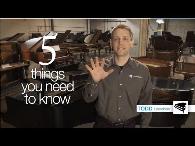 5 Things to Know When Buying a Steinway Piano