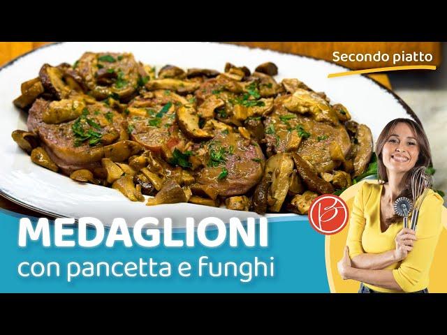 Medaglioni con pancetta e salsa ai funghi - Benedetta Parodi Official