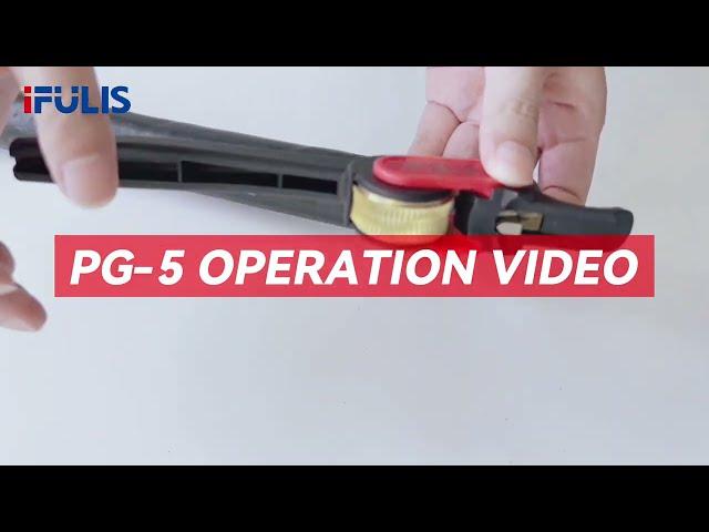 How To Use PG-5 Cable Stripper How To Use Cable Stripper Tutorial