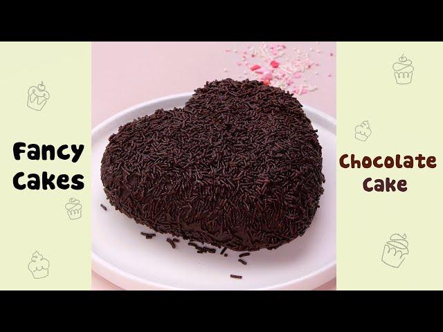 Black Heart Chocolate Cake