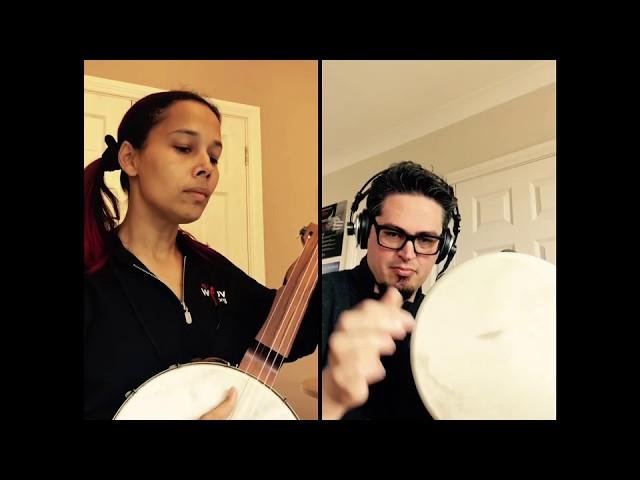 Rhiannon Giddens and Francesco Turrisi perform "Alabama Joe" on Minstrel banjo and tambourine