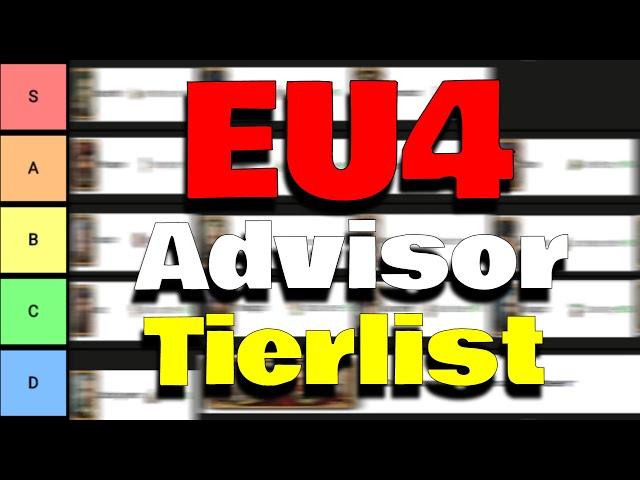 Ranking ALL EU4 Advisors | TIERLIST