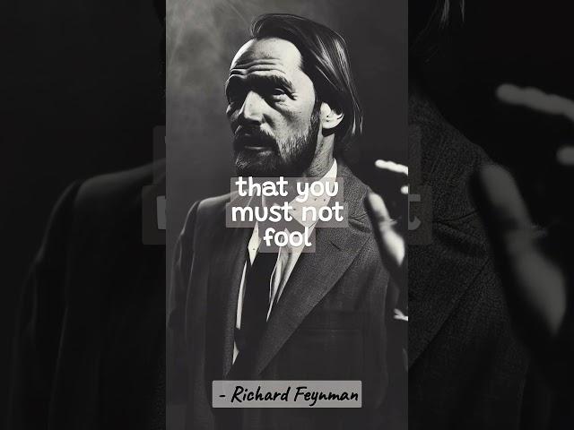 Richard Feynman - Wisdom quotes: A Glimpse of Motivation #motivational #shorts #motivation #quote