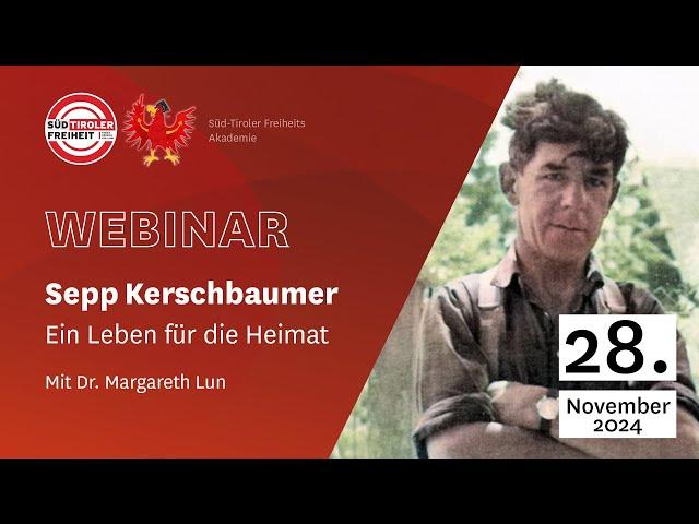 Webinar: Sepp Kerschbaumer – Ein Leben für die Heimat