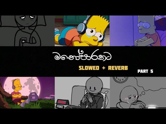 මනෝපාරකට සිංදු ( Slowed and Reverb ) Manoparakata Shinhala song Collection Part 5