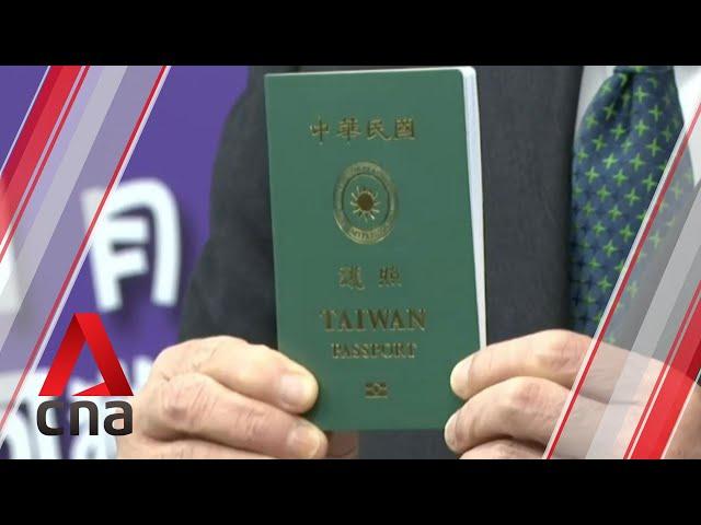 Taiwan rolls out new passport design to avoid confusion with China