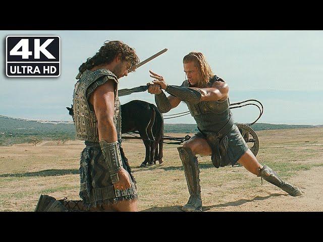 Troy (2004) Hector vs Achilles 4K