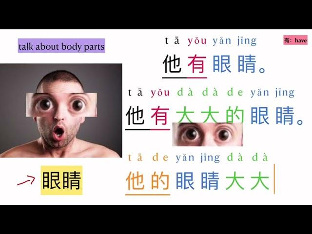 how to talk about appearance in chinese part 1