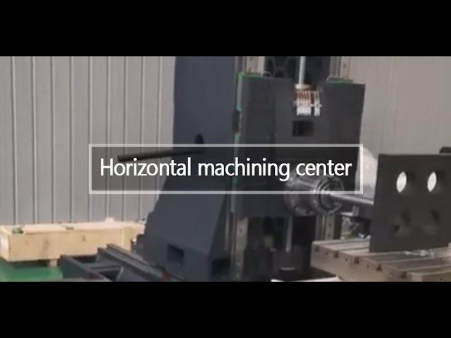 Horizontal machining center