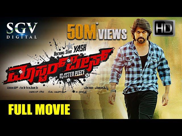 Masterpiece - Kannada Full HD Movie | Yash, Shanvi Srivastava | Blockbuster Kannada New Movies