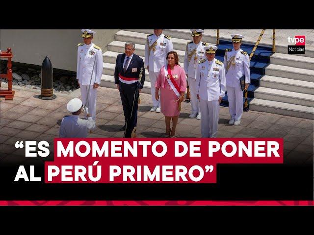 Actividad oficial: ceremonia de graduación de alféreces de fragata de la Escuela Naval del Perú