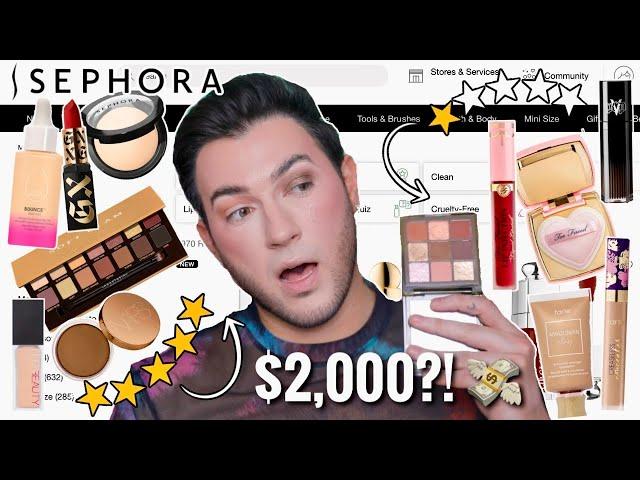 I spent $2,000 on the best AND worst rated Sephora makeup... are reviews accurate?