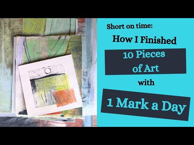 My Hand Printing Summer: Monoprinting in the Artist Garden Studio