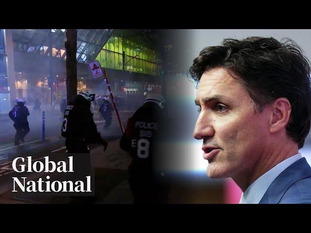 Global National: Nov. 23, 2024| Trudeau condemns violent anti-NATO protests in Montreal