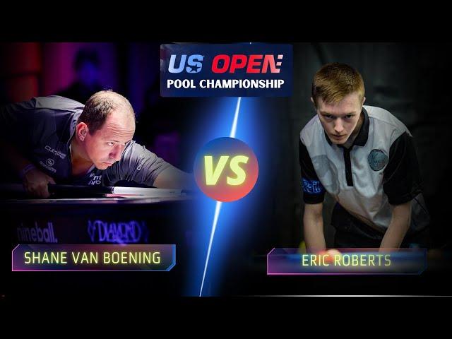 SHANE VAN BOENING VS ERIC ROBERTS | 2024 US OPEN POOL CHAMPIONSHIP #billiards #nineball #9ballpool