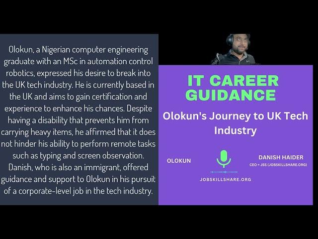 Olokun's Journey to UK Tech Industry