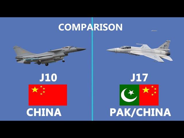 Differences Between the J-10 and JF-17 Fighter Jets Built by China and Pakistan