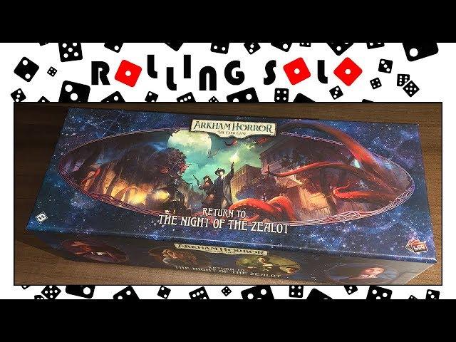 Arkham Horror: The Card Game | Return to the Night of the Zealot  | Unboxing