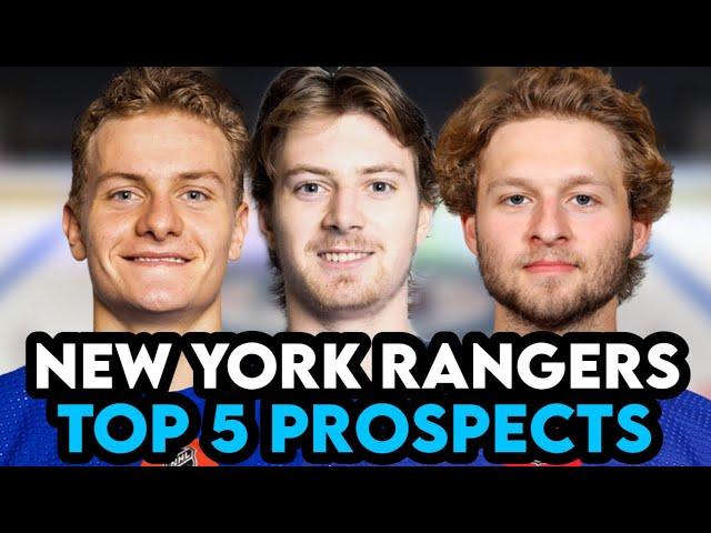 Top 5 New York Rangers Prospects! Pre 2023 NHL Draft!