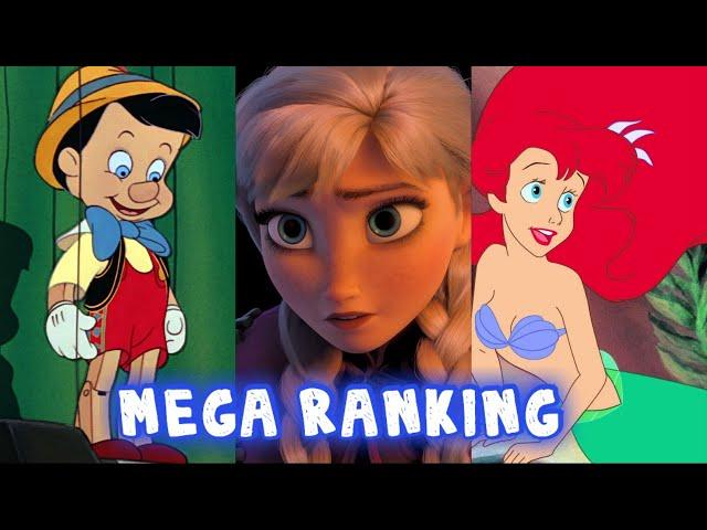 All 62 Walt Disney Animation Studios Movies Ranked in 76 Seconds